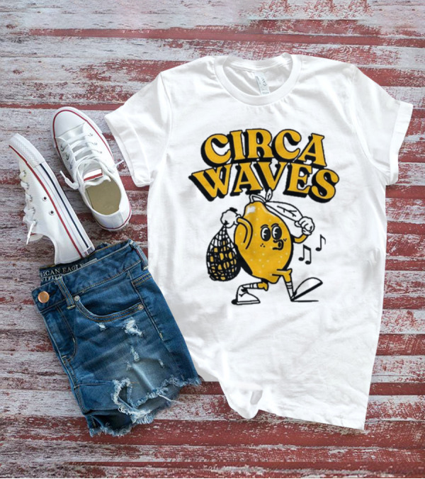 Circa Waves Leroy The Lemon Running Cartoon T-Shirt