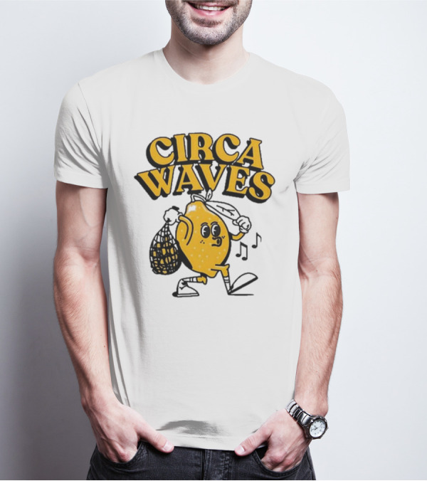 Circa Waves Leroy The Lemon Running Cartoon T-Shirt
