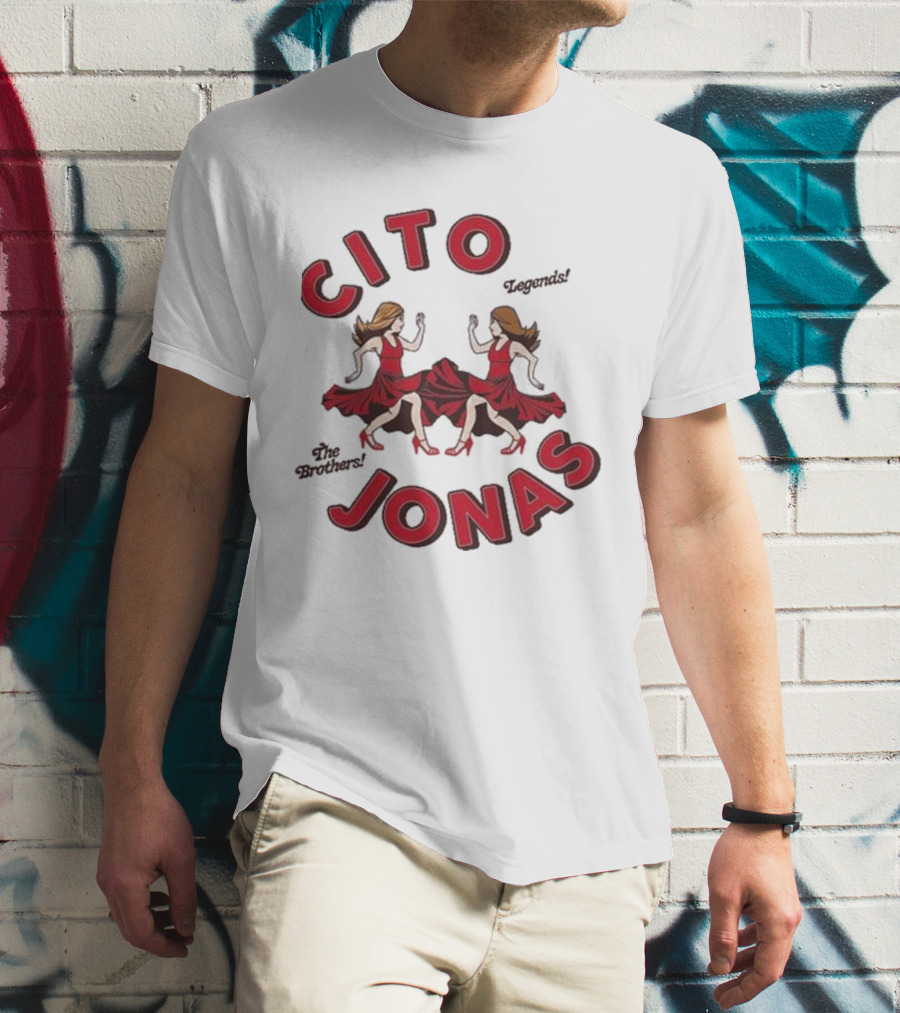 Cito Jonas Legends The Brothers Dancing Twins T-Shirt
