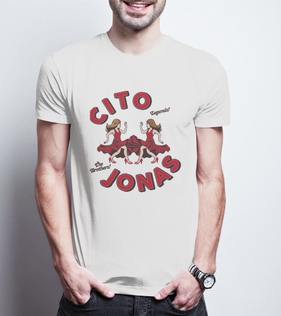 Cito Jonas Legends The Brothers Dancing Twins T-Shirt