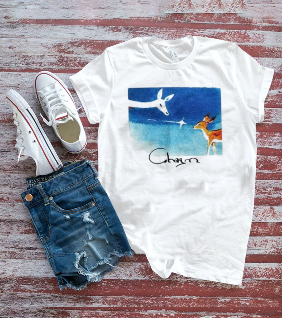 Clairo Charm Deer Artwork Benefit T-Shirt