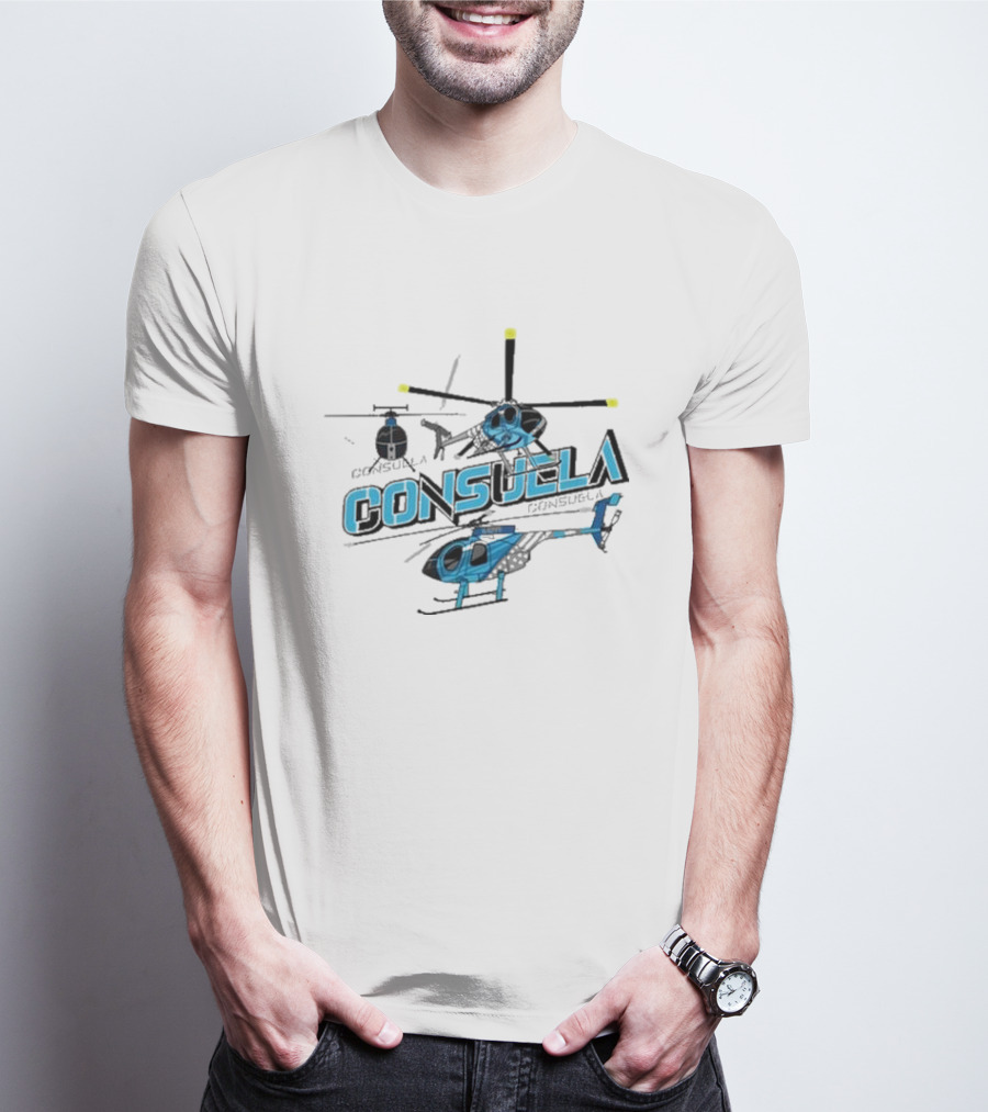 Cleetus Consuela Helicopter 2025 Consuela Go Fast Eat Ass T-Shirt