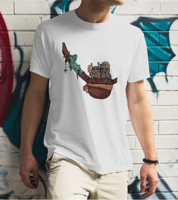 Coilpunk Steam Coil Phighting In A Bag Wizard Staff Adventure T-Shirt