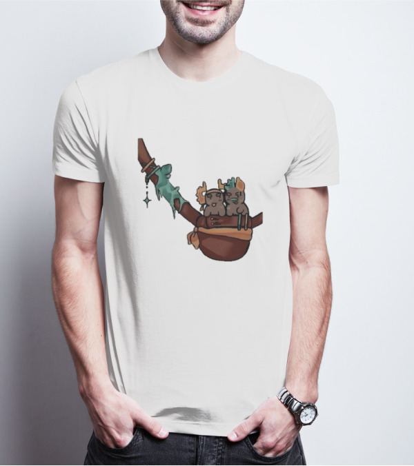 Coilpunk Steam Coil Phighting In A Bag Wizard Staff Adventure T-Shirt