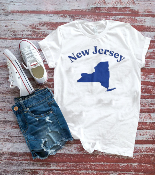 New Jersey Clickhole Map Of New York T-Shirt