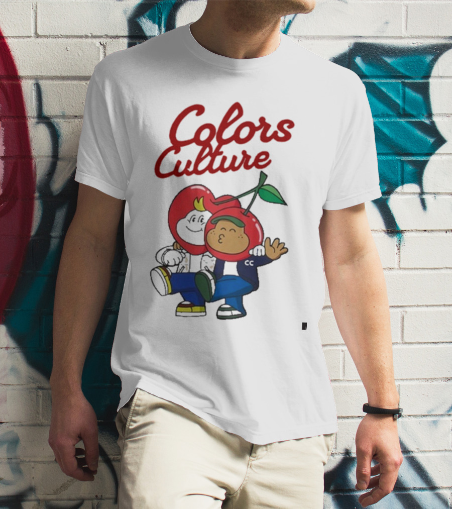 Colors Culture Chubby And Friends Cherry Head Graphic T-Shirt