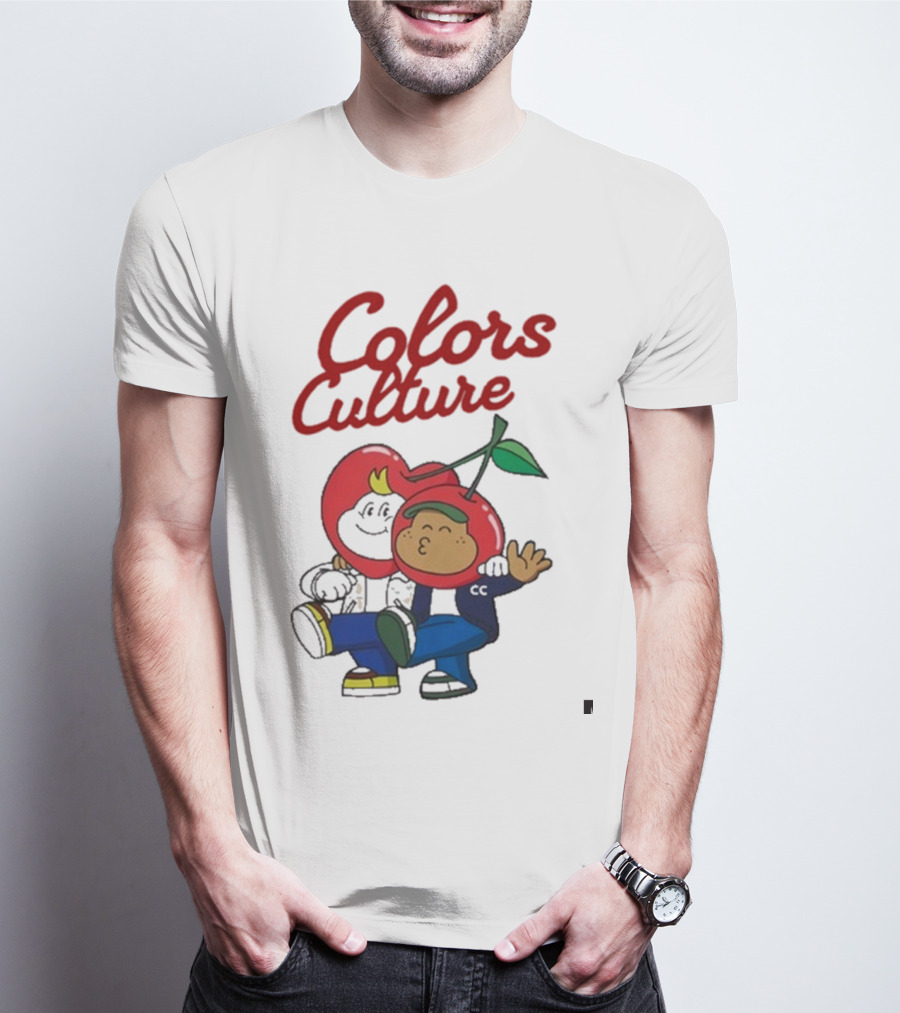 Colors Culture Chubby And Friends Cherry Head Graphic T-Shirt