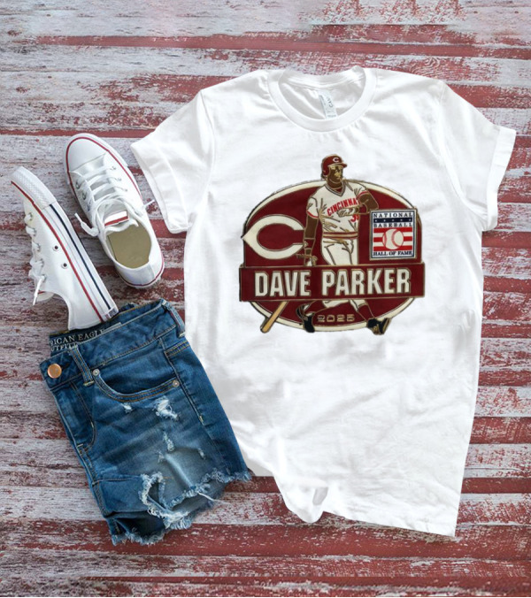 Dave Parker Cincinnati Reds National Baseball Hall Of Fame 2025 Collector’s T-Shirt