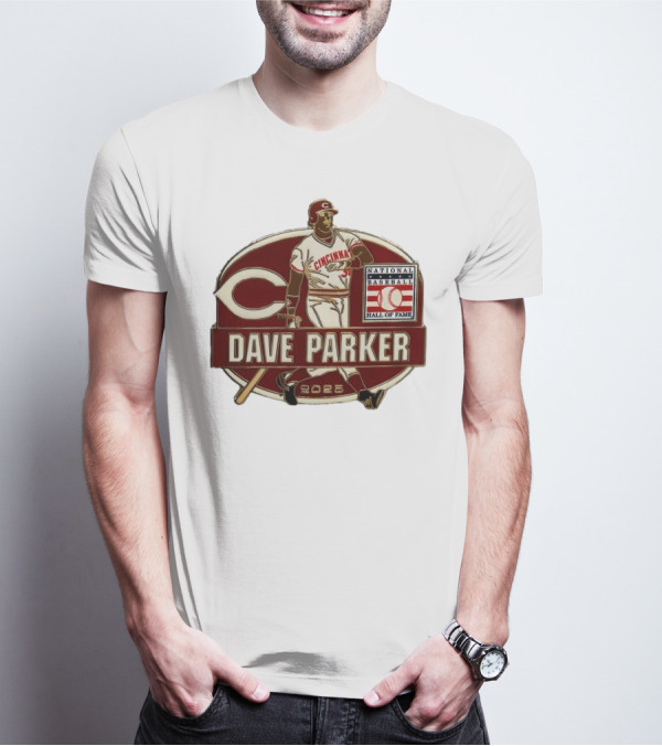 Dave Parker Cincinnati Reds National Baseball Hall Of Fame 2025 Collector’s T-Shirt