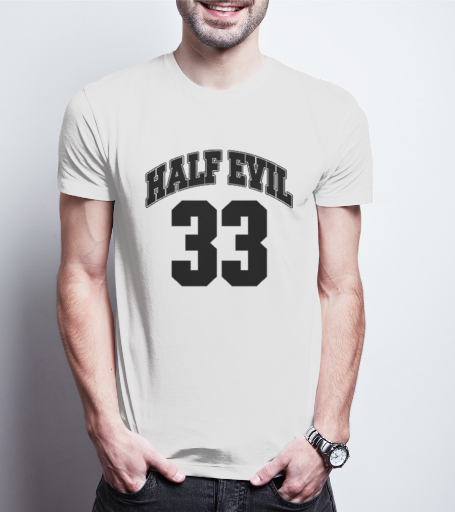 Cream Evil33 Fedora Skull Smoking Pipe T-Shirt