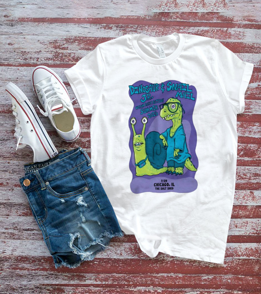 Dinosaur Jr. Snail Mail Summer 2025 Chicago IL The Salt Shed T-Shirt