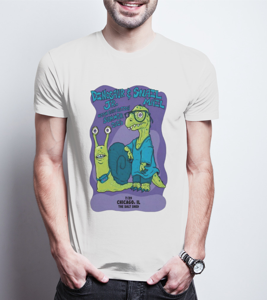 Dinosaur Jr. Snail Mail Summer 2025 Chicago IL The Salt Shed T-Shirt