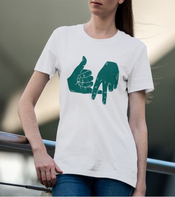 Dirty Coast Los Angeles Hand Gesture Symbol T-Shirt