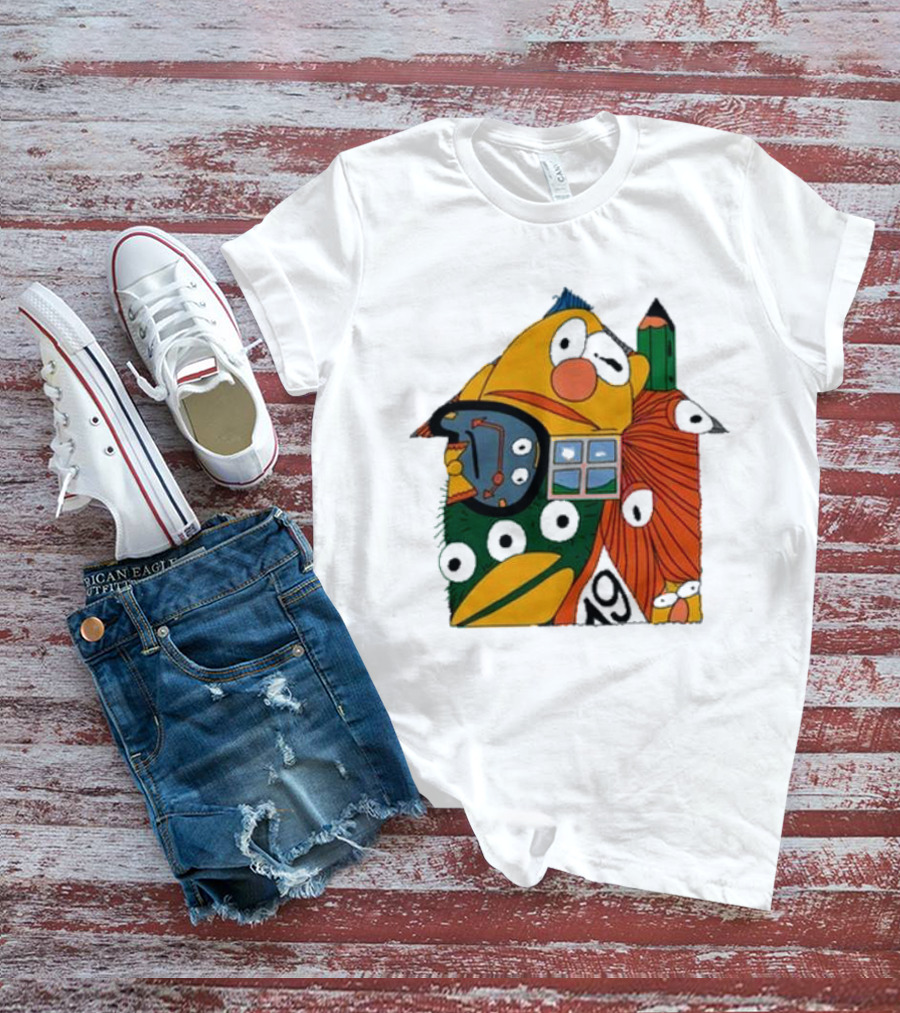 Don’t Hug Me I’m Scared And Pencil Characters T-Shirt