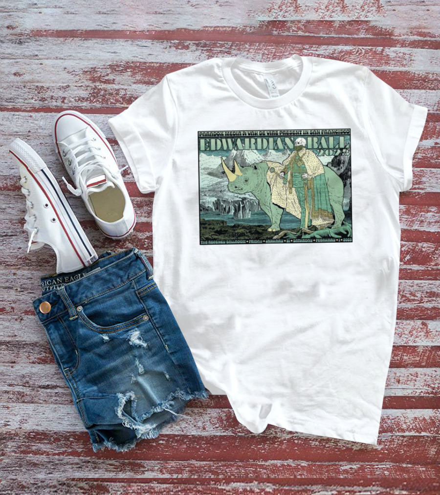 Paradox Media Vau De Vire Edwardian Ball 2025 San Francisco Regency Ballroom Jan 31 Feb 1 T-Shirt