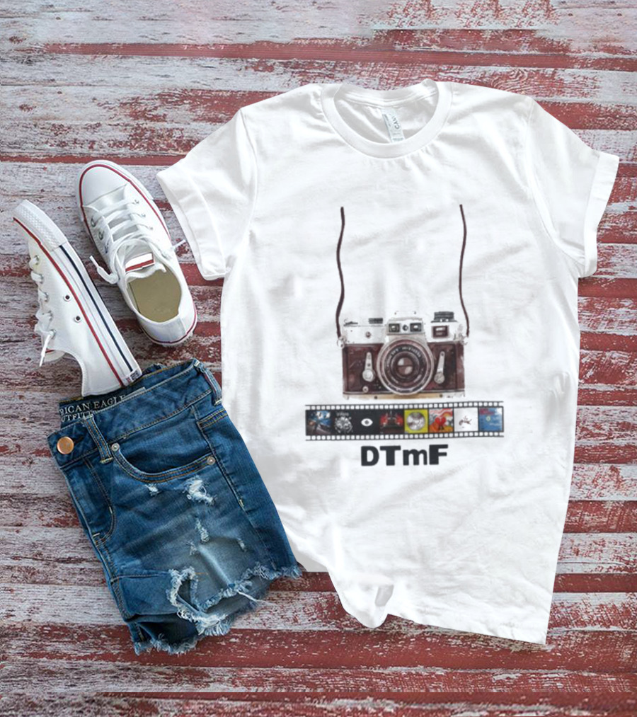 DTmF Camera Filmstrip Album 2025 Bad Bunny Signature T-Shirt