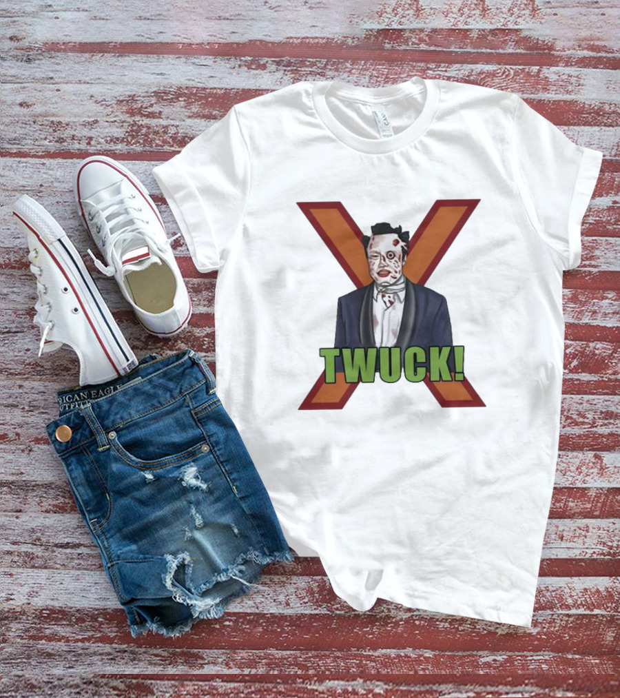 Elon Musk Zombie Twuck! Red X Background T-Shirt