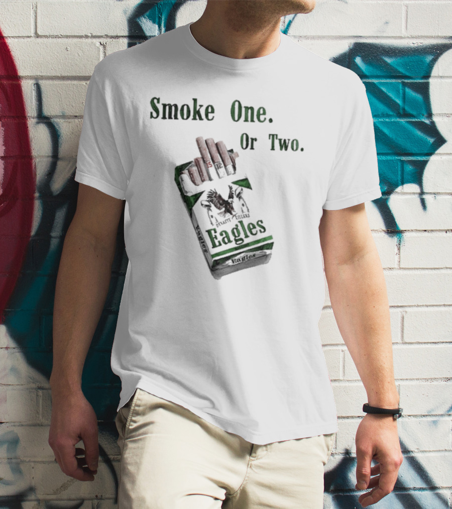 Eagles Smoke One Or Two Pack Hand T-Shirt