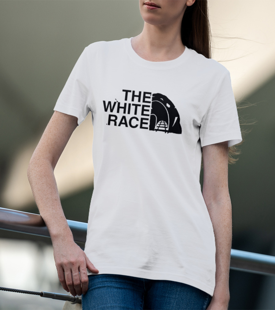 Fella Wearing The White Race T-Shirt