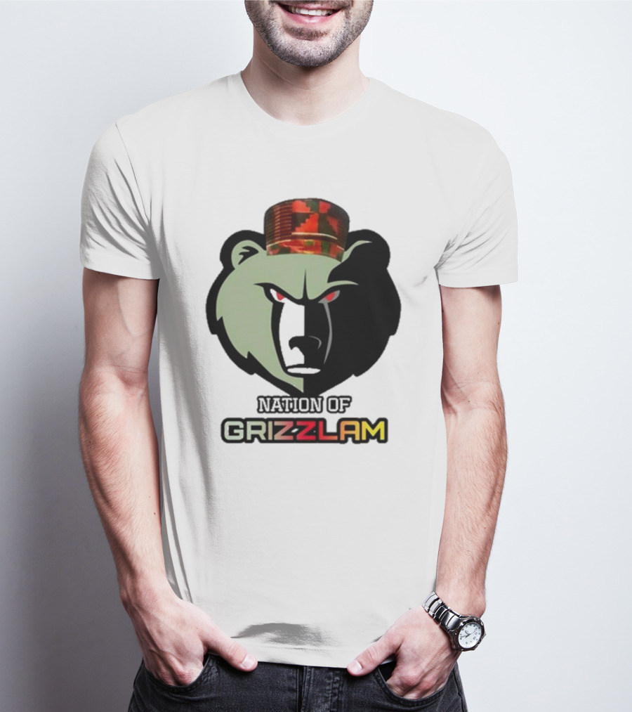 Feralrollypolly Grizzlam Bear Kufi Hat T-Shirt