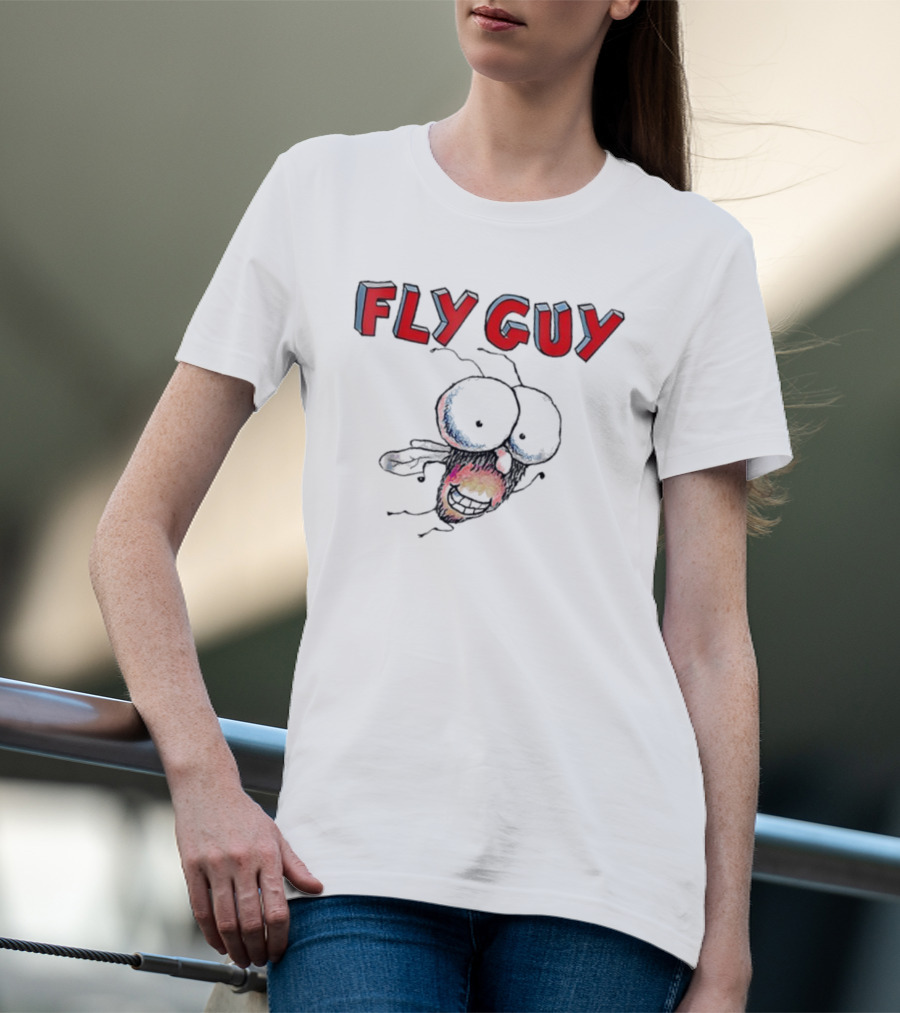 Fly Guy Kids Smile Face Meme T-Shirt