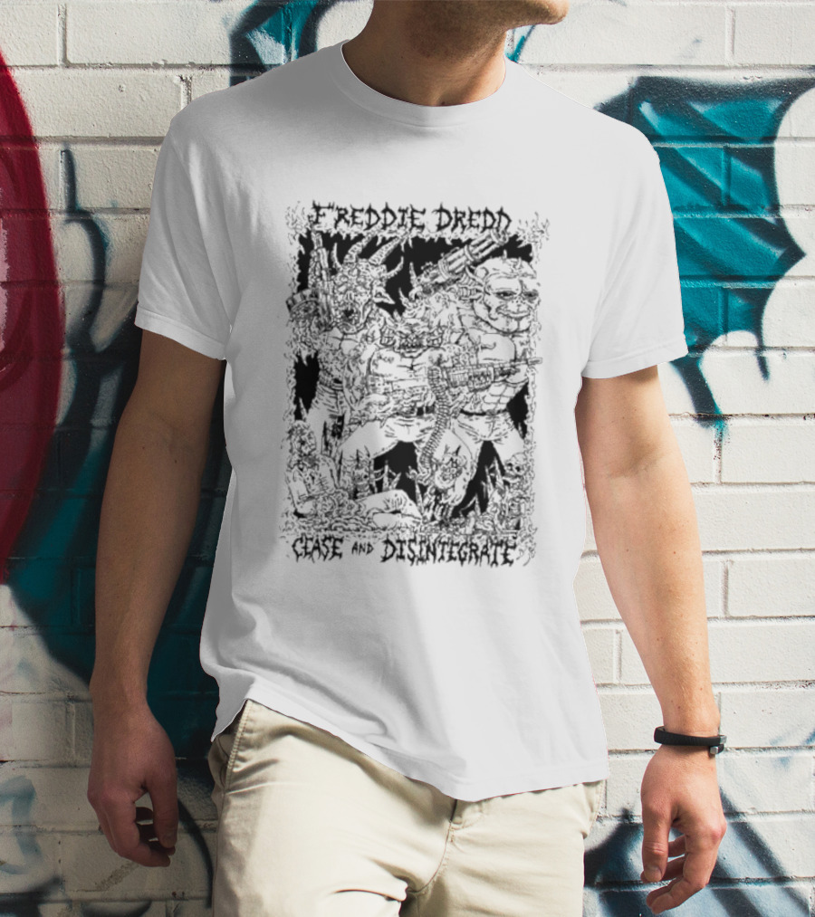 Freddie Dredd Cease & Disintegrate T-Shirt