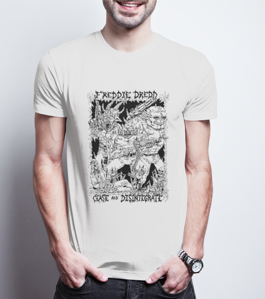 Freddie Dredd Cease & Disintegrate T-Shirt