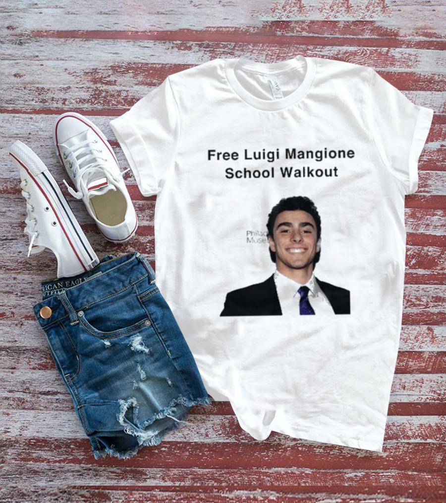 Free Luigi Mangione School Walkout T-Shirt