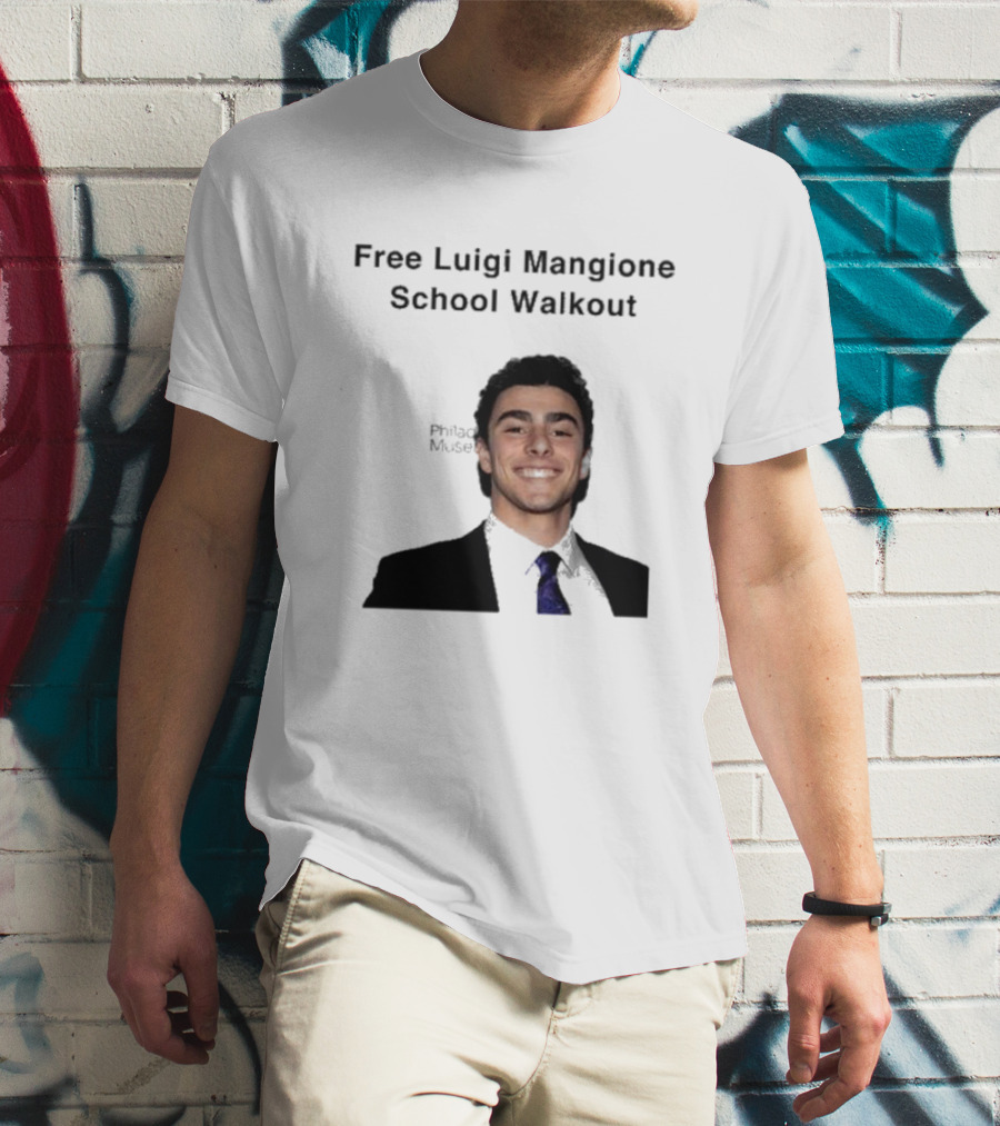 Free Luigi Mangione School Walkout T-Shirt