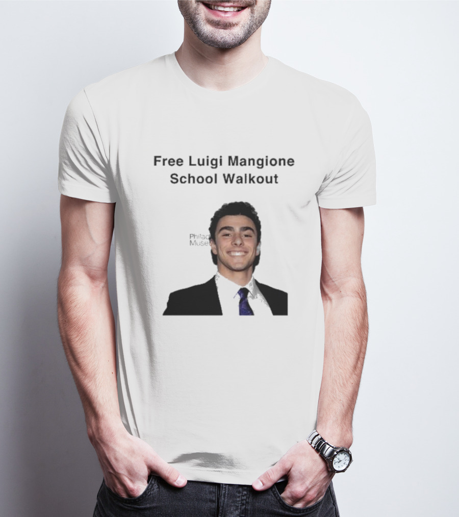 Free Luigi Mangione School Walkout T-Shirt