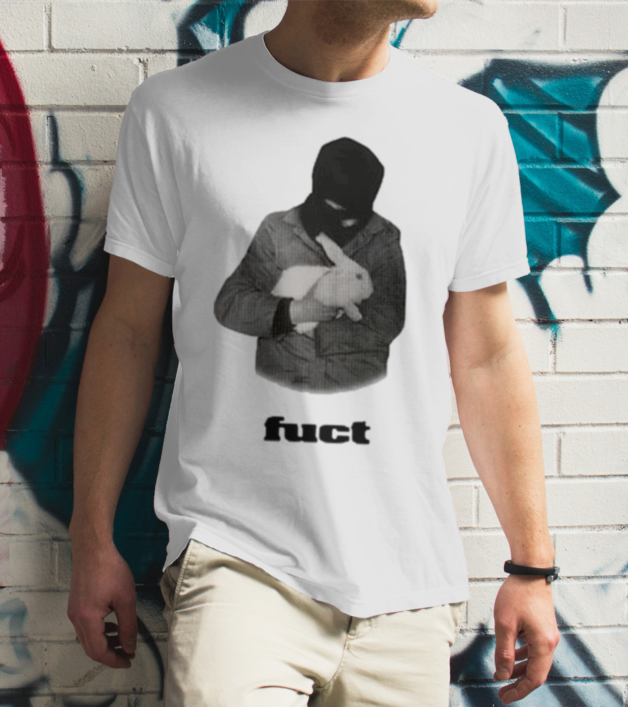 Fuct Robber Holding Rabbit Kill People Not Animals T-Shirt