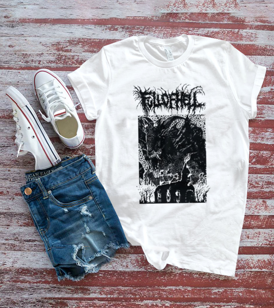 Full Of Hell Goat Church Abomination With Dark Symbolism T-Shirt