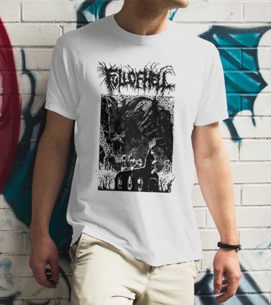 Full Of Hell Goat Church Abomination With Dark Symbolism T-Shirt