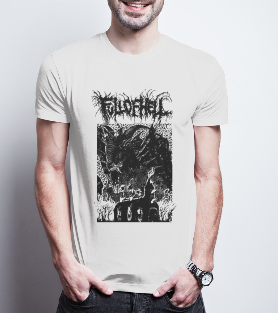 Full Of Hell Goat Church Abomination With Dark Symbolism T-Shirt