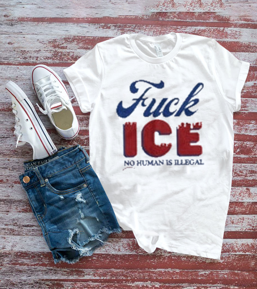 Funny Mexico Fuck ICE No Humans Is Illegal T-Shirt