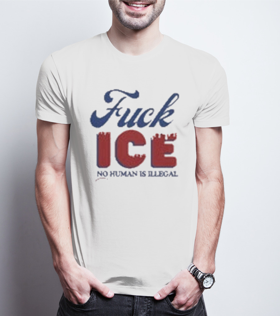 Funny Mexico Fuck ICE No Humans Is Illegal T-Shirt
