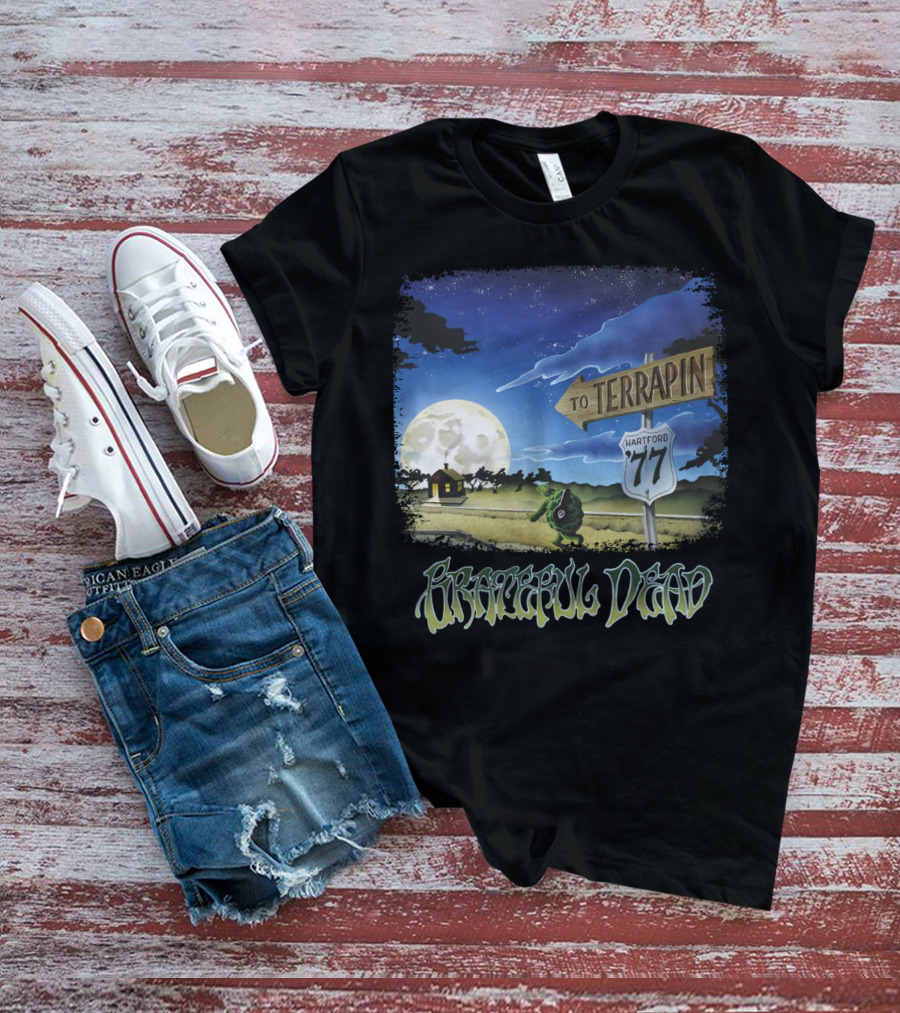 Grateful Dead Terrapin Hartford '77 Moonlit Journey T-Shirt