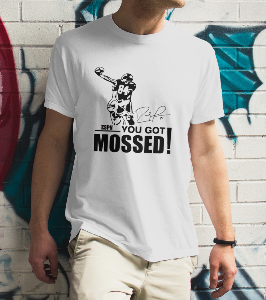 ESPN You Got Mossed 84 Signature Football T-Shirt