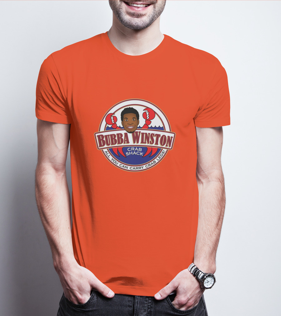 Bubba Winston Crab Shack All You Can Carry Crab Legs T-Shirt