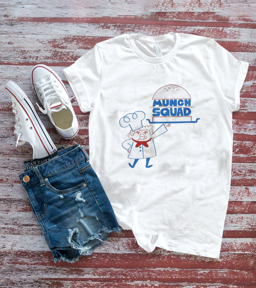 Munch Squad Chef Burger My Brother My Brother And Me Merch T-Shirt