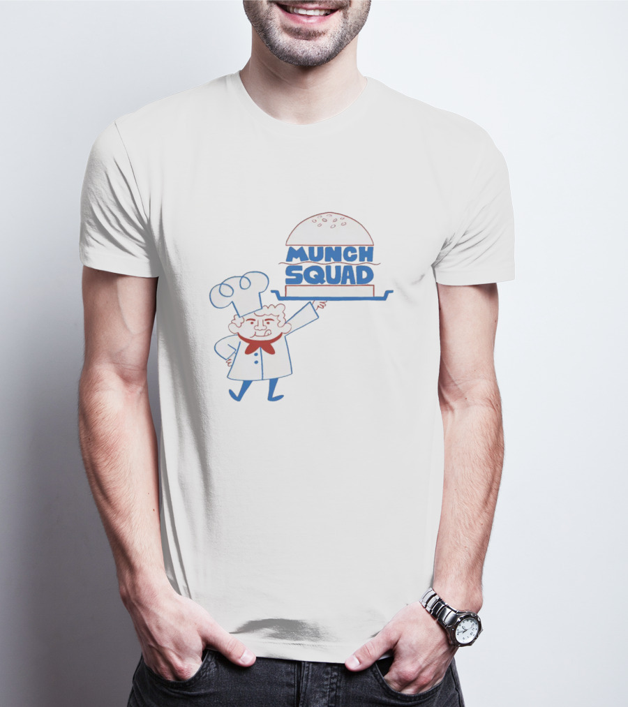 Munch Squad Chef Burger My Brother My Brother And Me Merch T-Shirt