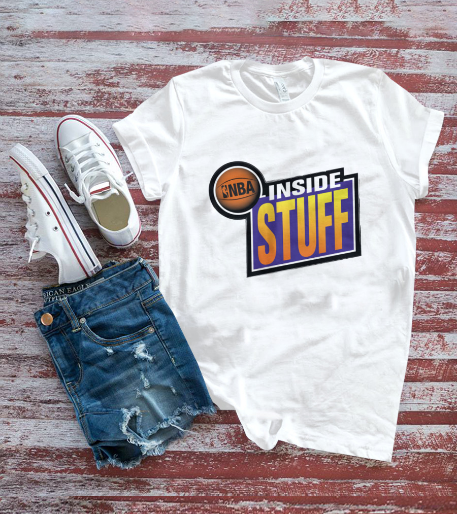Ahmad Rashad NBA Inside Stuff Official Logo T-Shirt