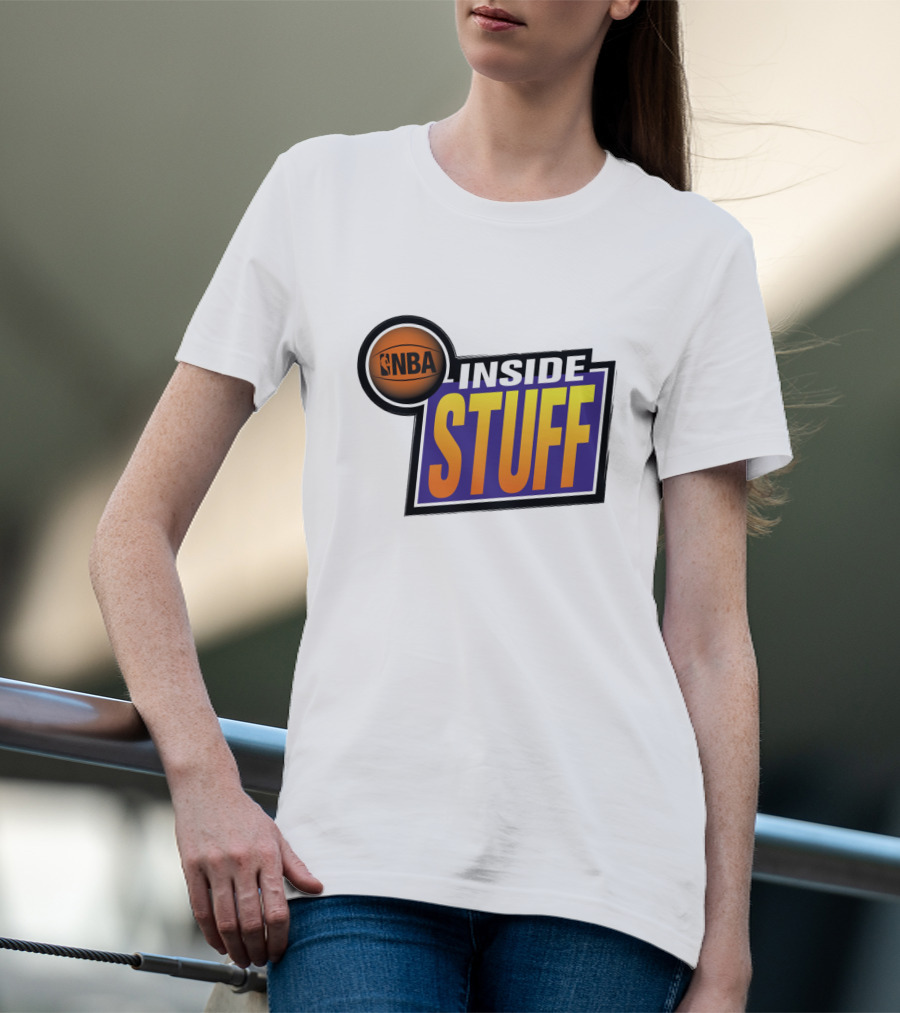 Ahmad Rashad NBA Inside Stuff Official Logo T-Shirt