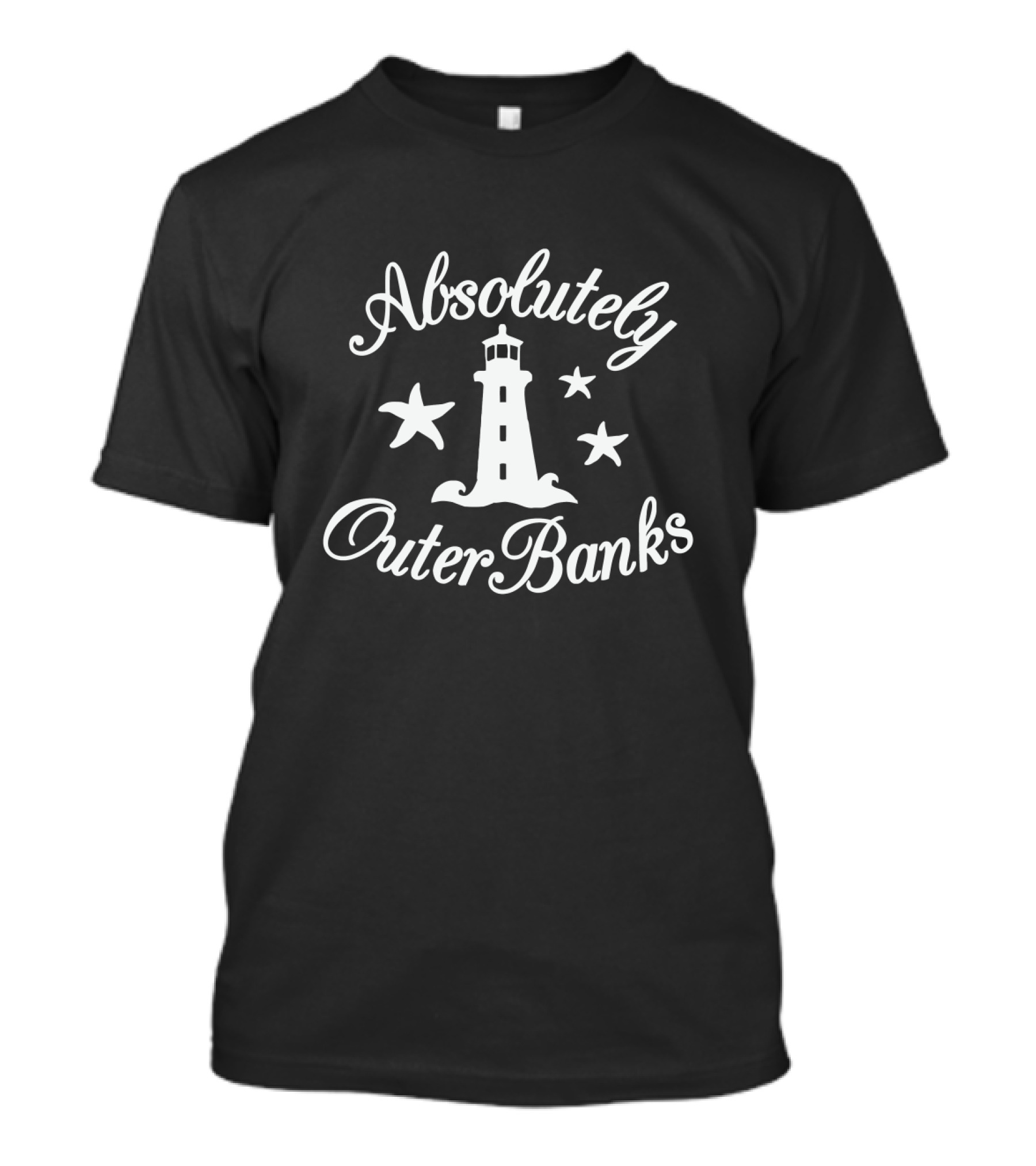 Absolutely Outer Banks Lighthouse And Starfish T-Shirt