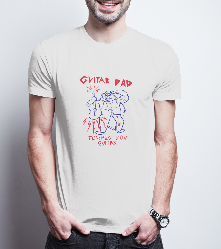 Guitar Dad Teaches You Guitar T-Shirt