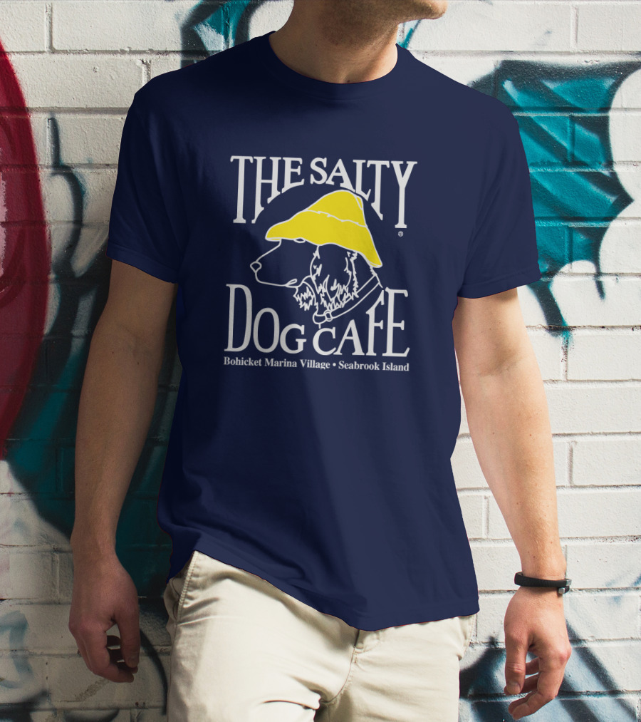 The Salty Dog Café Bohicket Marina Village Seabrook Island T-Shirt