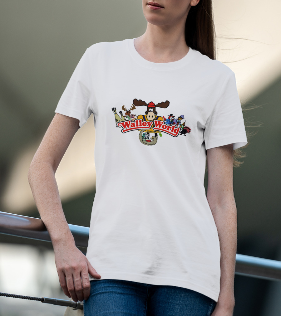 Walley World Moose With Characters T-Shirt