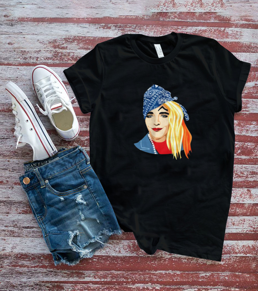 Shanaynay Shane Dawson Blue Bandana Blonde Hair T-Shirt