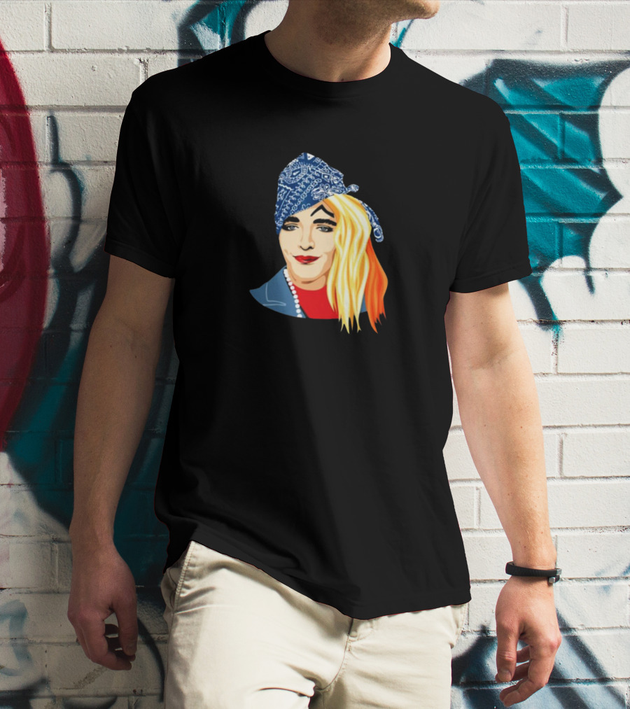 Shanaynay Shane Dawson Blue Bandana Blonde Hair T-Shirt