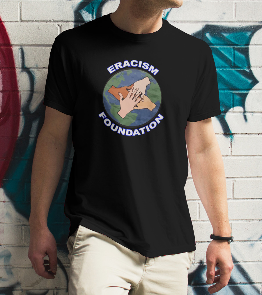 Eracism Foundation Unity Hands Globe T-Shirt